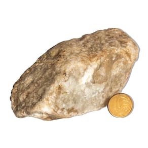 01 Gesso Pedra Bruto Natural 350 a 400g 9 a 12cm Tipo B
