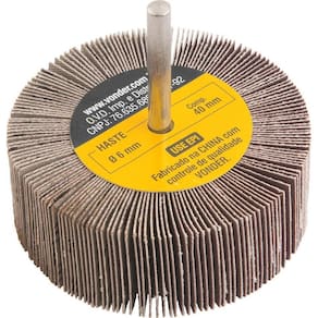 Roda De Lixa 80Mmx30Mm Com Haste G220 Vonder