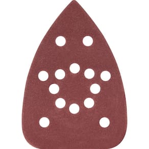 Lixa Delta Com Costado Pluma 140X140X93Mm G80 10 Pçs Vonder