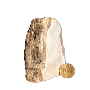 01 Gesso Pedra Bruto Natural 300 a 350g 7 a 13cm Tipo B