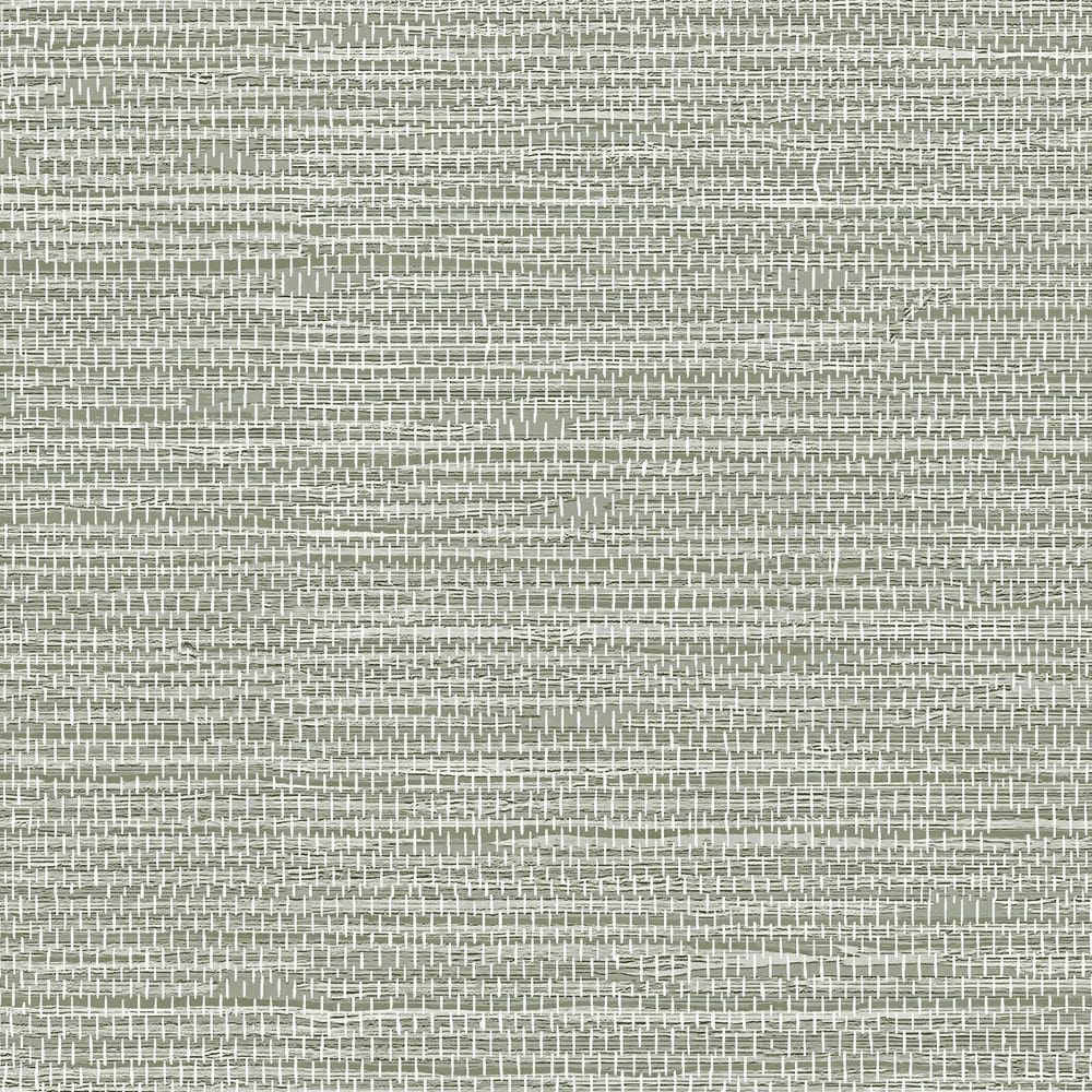 Papel de parede JiffDiff Grasscloth Peel and Stick Green 17,3x240cm