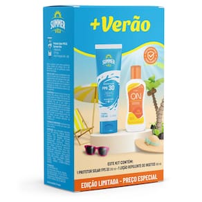 Kit Protetor Summer Vita FP30 + Loção Repelente On Kids 100ml