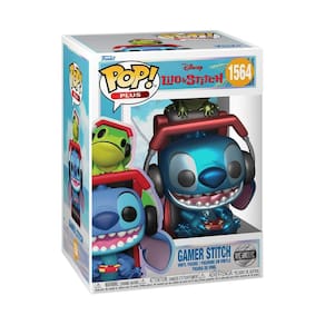 Boneco de vinil Funko Pop! Além de Lilo e Stitch Gamer Stitch