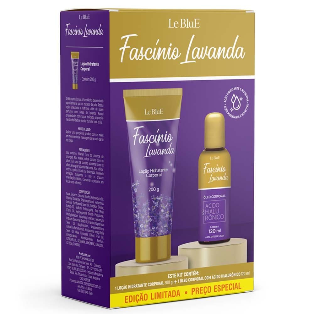 Kit Fascinio Lavanda 200g + Oleo Corporal 120ml
