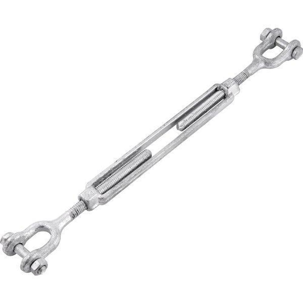 Esticador Para Cabo De Aço 3/8 Manilha X Manilha Galvanizad