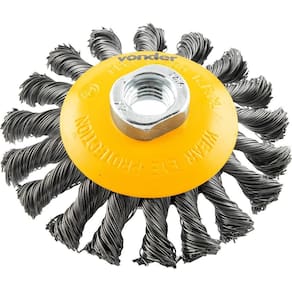 Escova Circular Cônica 4X1/2 M14 Torcida Vonder