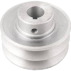 Polia Alumínio 2 Canais Perfil A 80Mm Com Furo 3/4 Vonder