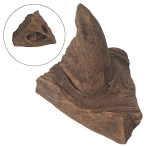 Nó de Pinho Multifuncional: Chapéu com Cavidades e Base Triangular - Decore e Crie com a Natureza!