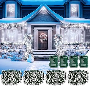 String Lights Brightown Christmas 200 LED operado por bateria