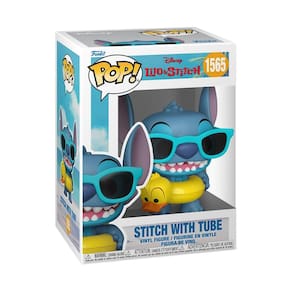 Boneco de vinil Funko Pop! Disney Lilo & Stitch Stitch com tubo