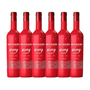 Kit Vinho Trivento Merry Malbec 750ml - 6 garrafas