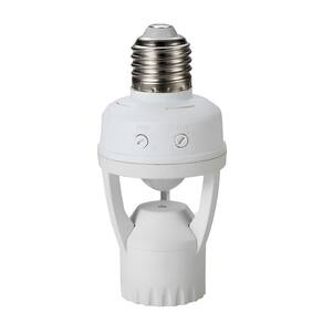 Soquete Sensor De Movimento Para Lâmpada E27 Infravermelho Bivolt Detecção 360 Graus