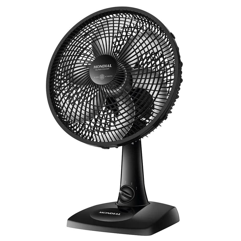 Ventilador de Mesa Mondial 6 pás VSP-30-B - 127V