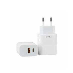 Carregador de Parede iTrend Tipo A + C 25W Branco iT-CRC25