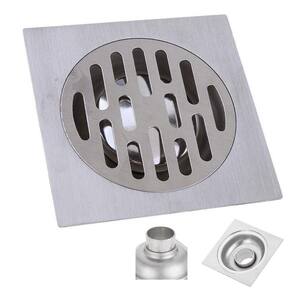 Ralo Aço Inox 10x10 Banheiro Lavabo Casa Jardim Quintal Anti Corrosao Resistente Seguro Higienico