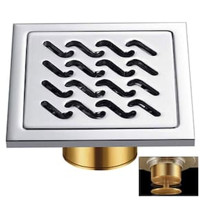 Ralo Inox 10x10 Banheiro Lavabo Anti Odor Anti Inseto Anti Corrosao Casa Cozinha Lavandeira Resistente Seguro Higienico