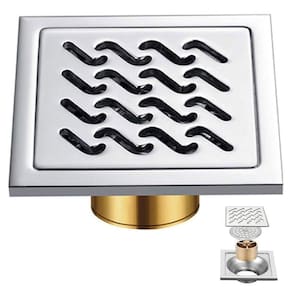Ralo Inox 10x10 Banheiro Lavabo Anti Odor Anti Inseto Lavanderia Quintal Higienico Resistente Duravel Anti Corrosao