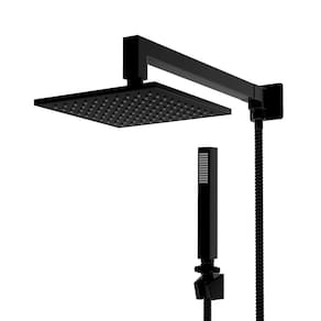 Chuveiro Lorenzetti Loren Quadra 1934 B16 De Parede Com Desviador Black Preto 7048688