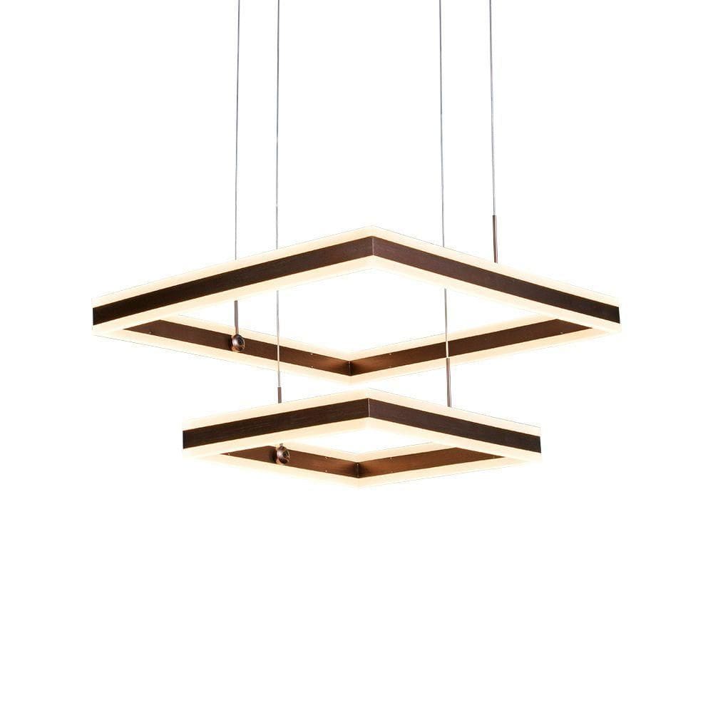 Lustre Pendente Sindora Dcd03046 Marrom Led Bivolt
