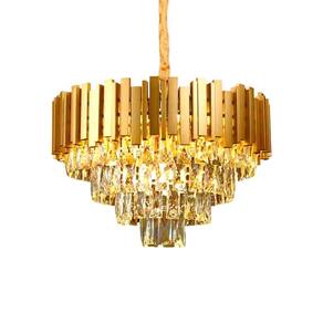 Lustre Pendente Sindora Dcd00458 Dourado E14 Bivolt