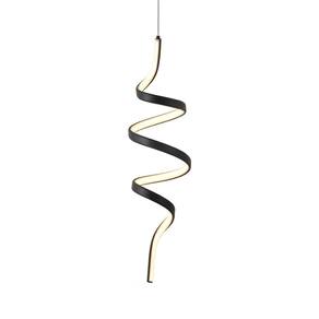 Lustre Pendente Sindora Dcd03236 Preto Led Bivolt