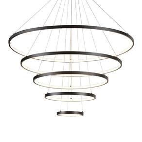 Lustre Pendente Sindora Qd05314 Preto Led Bivolt