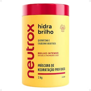 Máscara de Hidratação Profunda Neutrox Hidra Brilho 1Kg