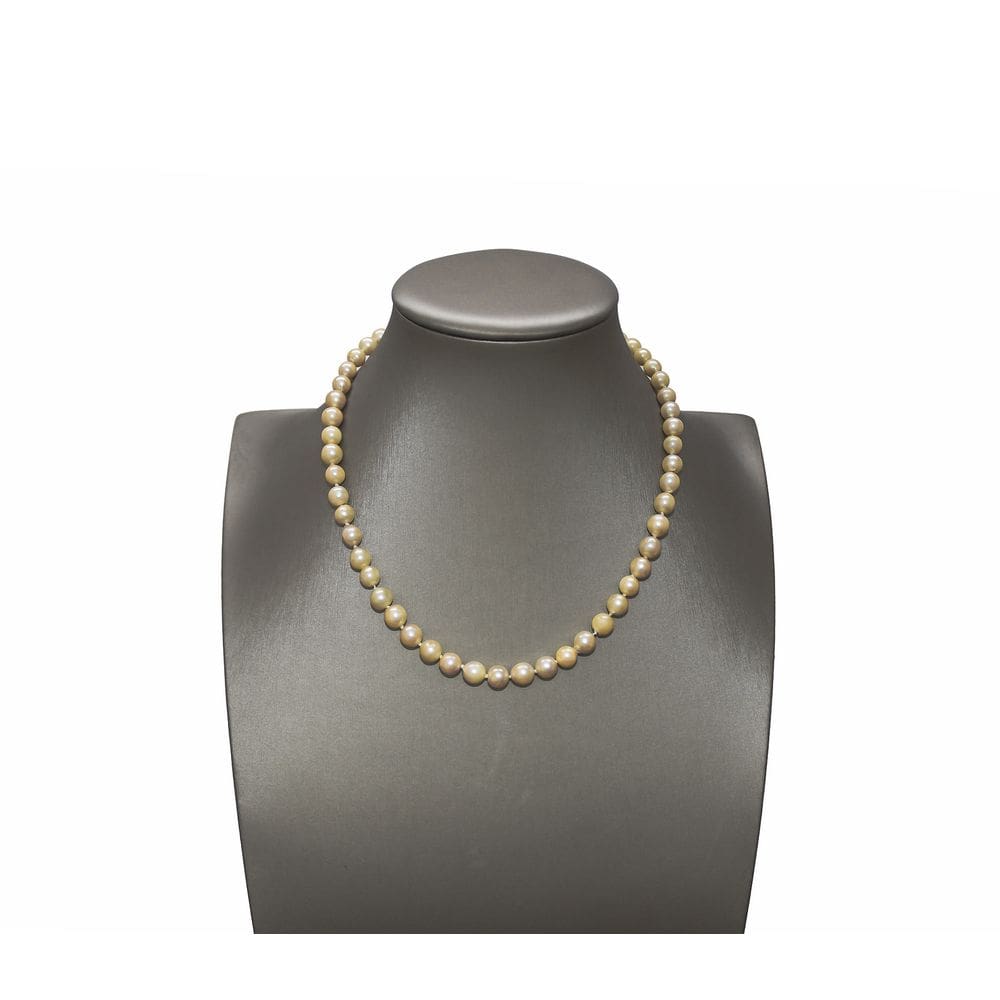 Elegante Colar De Pérolas 43.5 Cm Fecho De Prata J22625