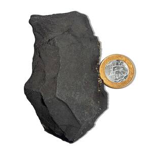 Shungite com Pirita Incrustada Pedra Bruto 150 a 200g 85mm