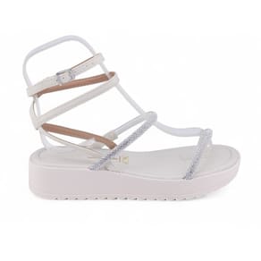 Sandália Papete Flatform Feminina Vizzano 6492.305 Strass