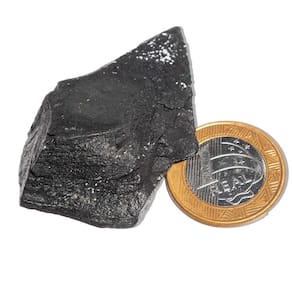 Shungite sem Pirita Pedra Bruto Natural 25 a 50g 65mm