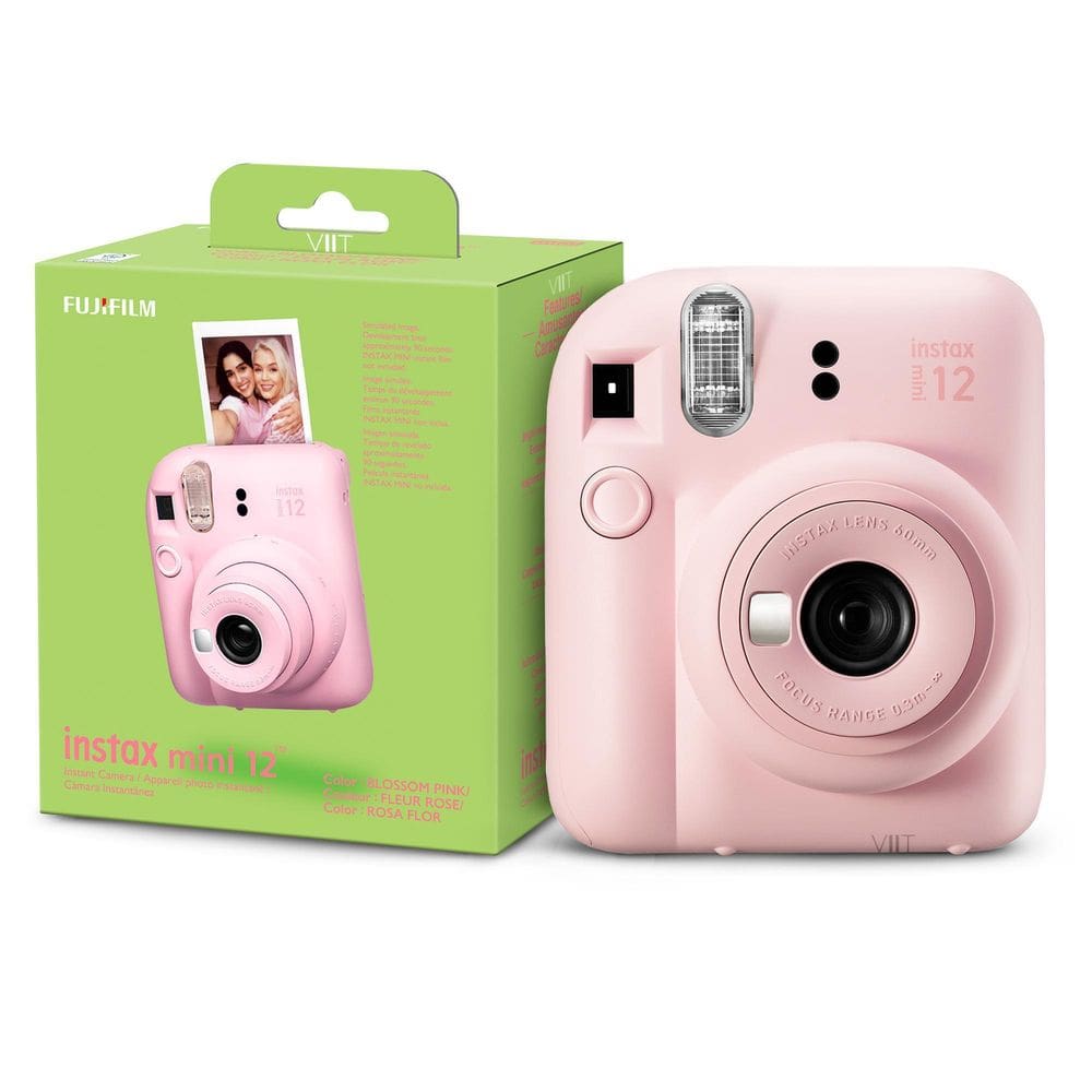 Câmera Instantânea Fujifilm Instax Mini 12 Rosa Gloss