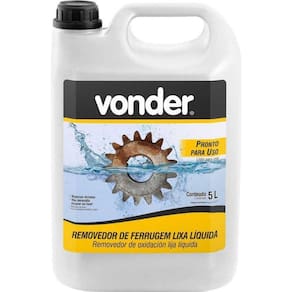 Lixa Líquida/Removedor De Ferrugem, 5 Litros, Vonder.