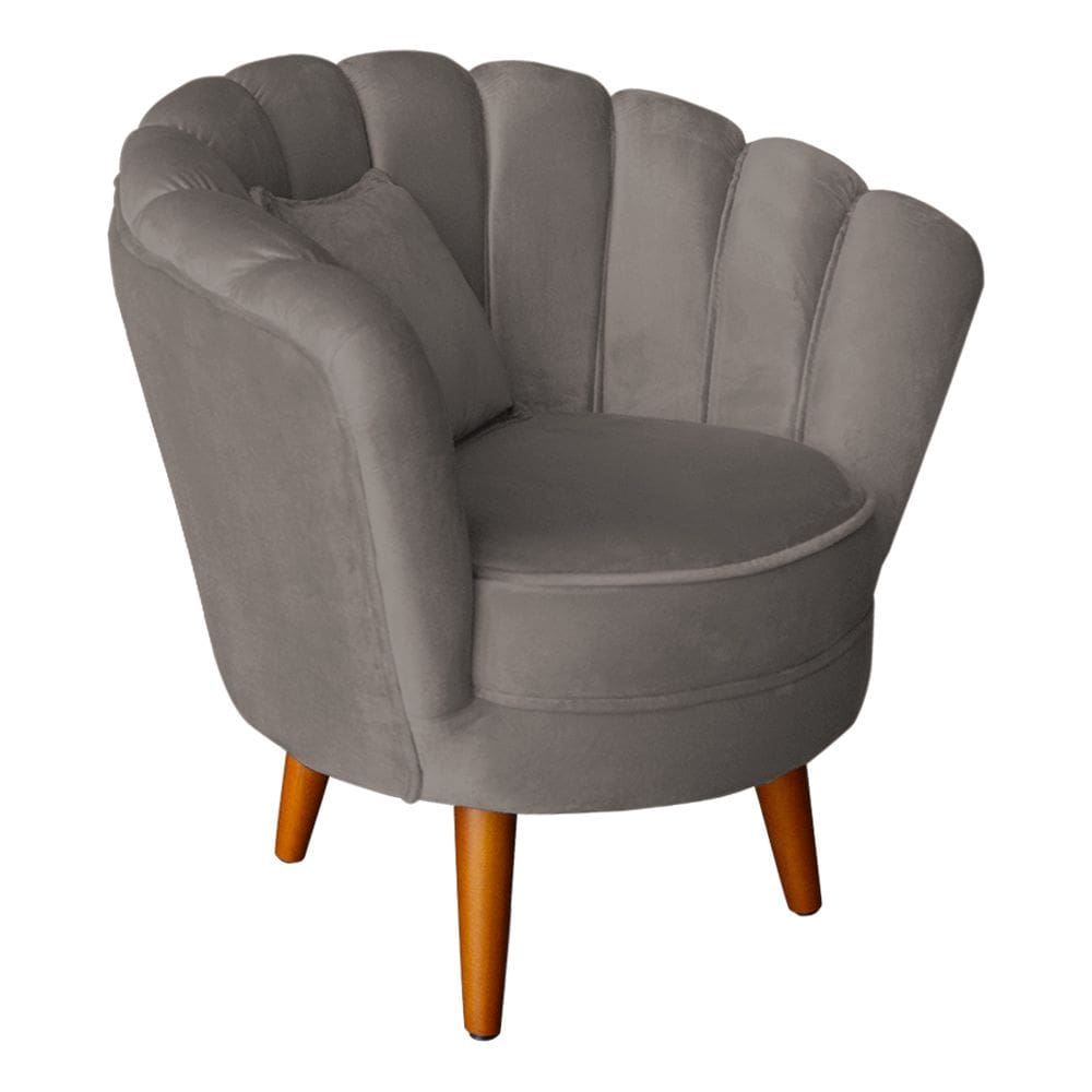 Poltrona Decorativa Petala Capuccino