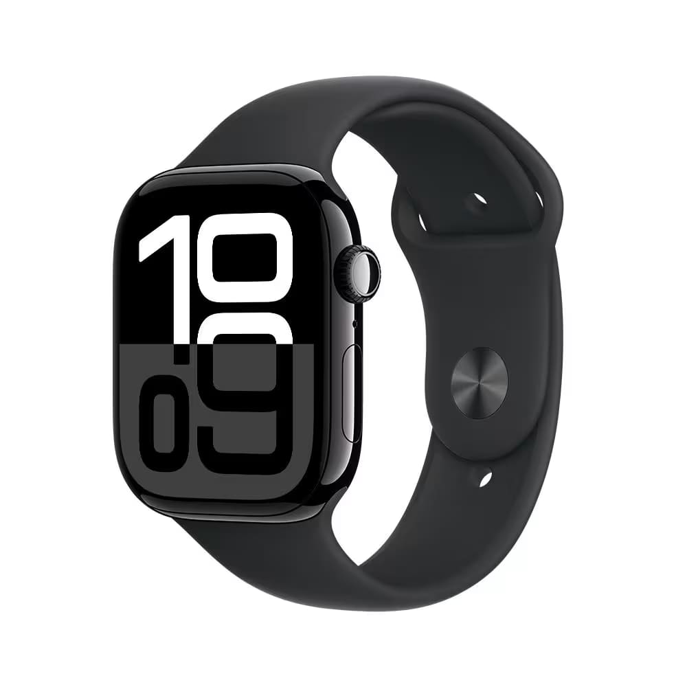 REEMBALADO: Apple Watch Series 10 GPS Pulseira esportiva Preta – M/G