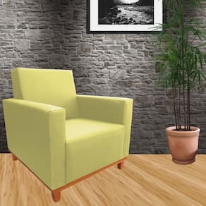 POLTRONA CLÁSSICA DE ALTO LUXO Orion Amarelo
