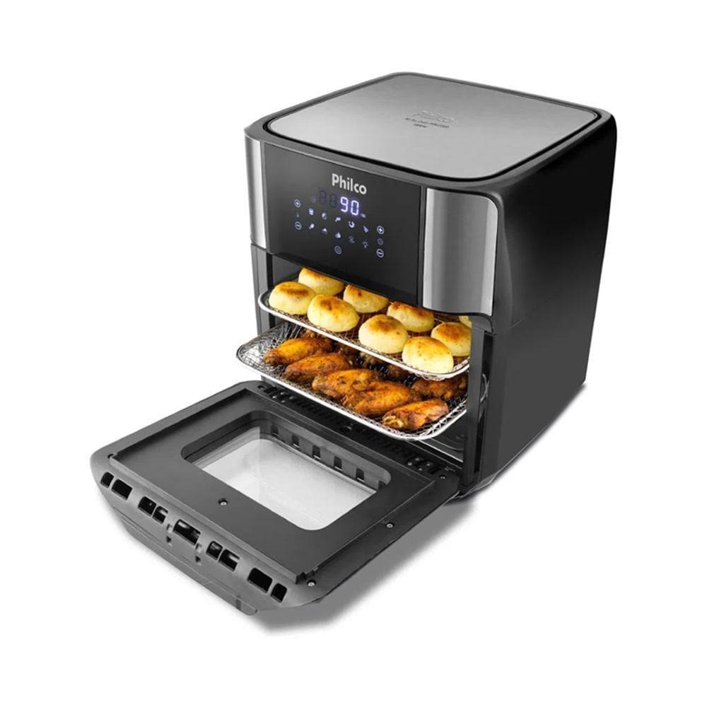 Fritadeira Elétrica Philco Air Fryer Oven 12l Pfr2200p Preta 220v