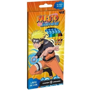 Lápis De Cor Naruto Shippuden 12 Cores Viz