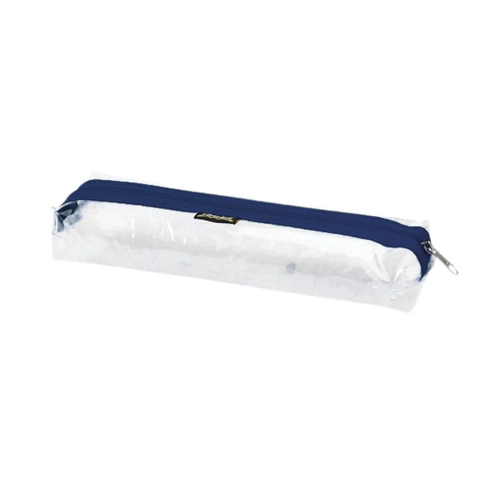 Estojo Escolar Tubinho Cristal Zíper Único Porta Lápis - Goodie