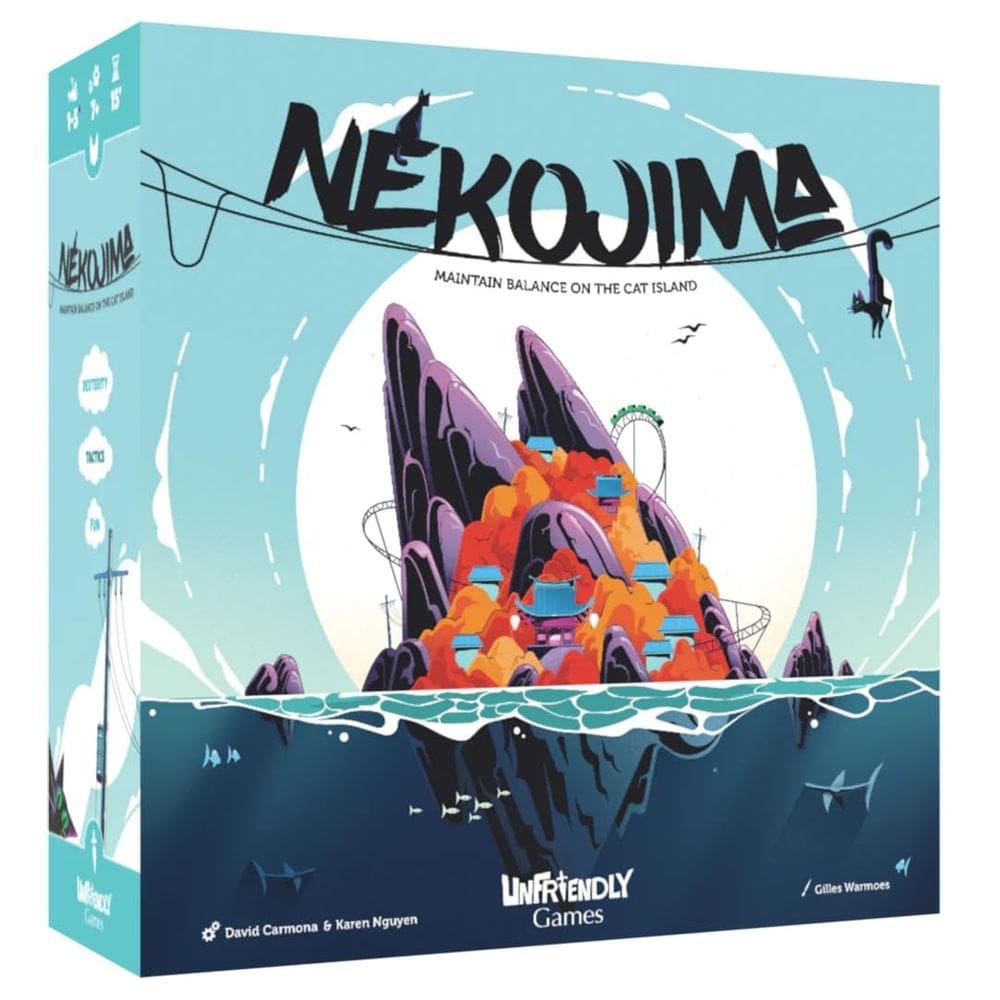 Jogo de Tabuleiro Hachette Boardgames Nekojima Build Power Grid