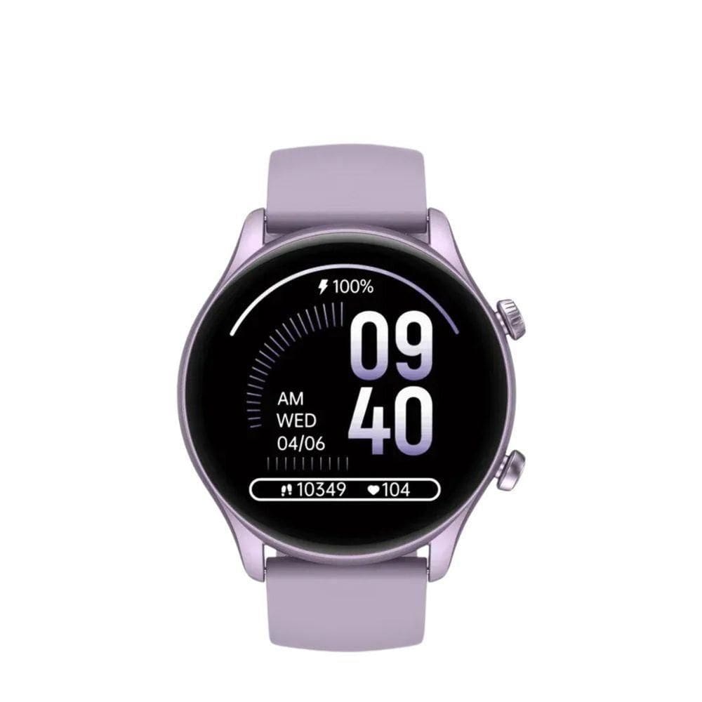Relógio Chamada De Voz 1.39 Grande Display Colorido Hd Zeblaze Roxo