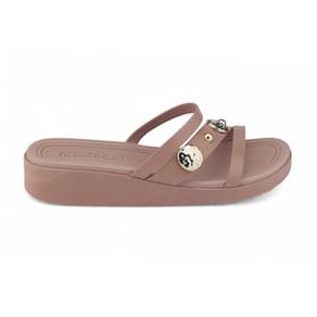 Chinelo Anabela Feminino Moleca 5508102 Pedraria