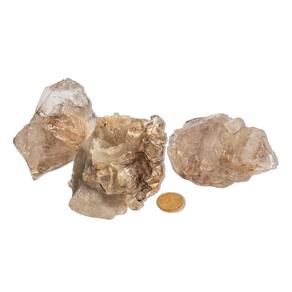 01 Elestial Jacaré Pedra Natural 200 a 250g 6 a 9cm Tipo B