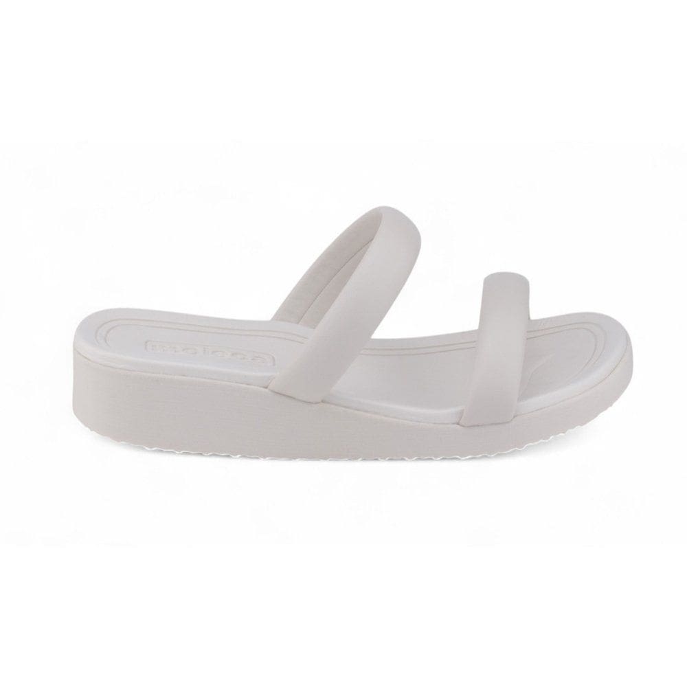 Chinelo Papete Anabela Feminino Moleca 5508.100 tiras