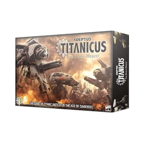 Workshop de jogos de tabuleiro Adeptus Titanicus com miniaturas