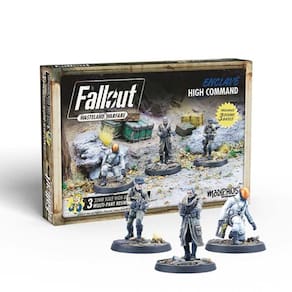 Alto Comando do Enclave de Guerra em Miniatura de Modiphius Fallout Wasteland
