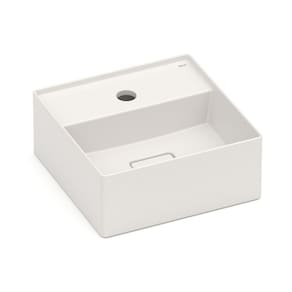 Cuba de Apoio 30X30cm com Mesa T7 Terra Beige