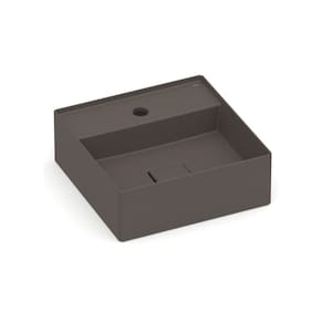 Cuba de Apoio 35X35cm com Mesa T8 Terra Café
