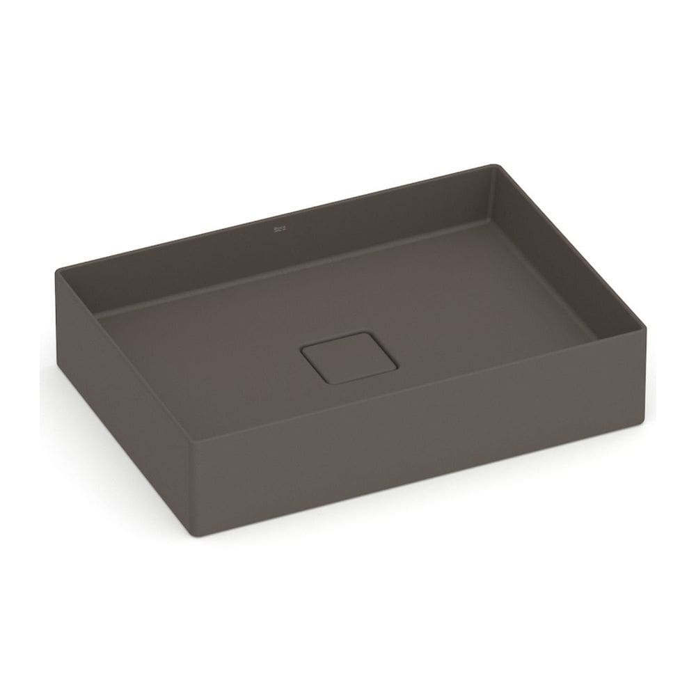 Cuba de Apoio Retangular 51cm x 36cm sem Mesa T6 Terra Roca Café