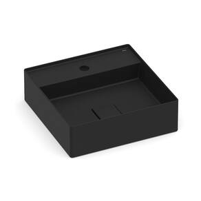 Cuba de Apoio 40cm x 40cm com Mesa T9 Terra Roca Preto